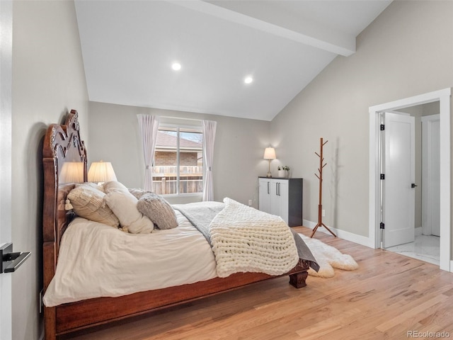 3049 S Vine St, Denver, CO 80210 - bedroom featuring light wood finished floors, baseboards, and recessed lighting