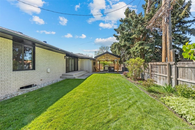 3049 S Vine St, Denver, CO 80210 - view of yard featuring a gazebo