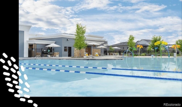12574 Lake View St, Longmont, CO 80504 - community pool with fence