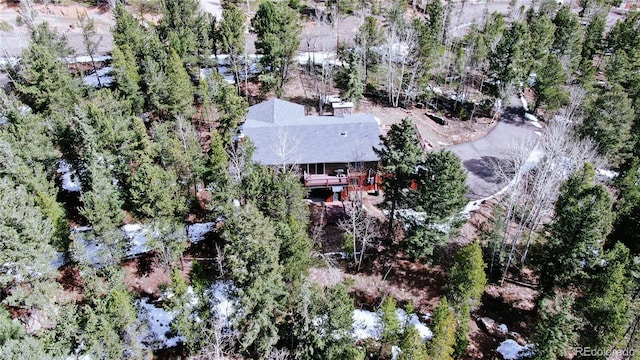 10439 Christopher Dr, Conifer, CO 80433 - aerial view of property and surrounding area