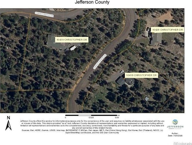 10439 Christopher Dr, Conifer, CO 80433 - map / location