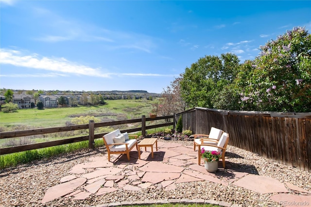 4963 Collingswood Dr, Highlands Ranch, CO 80130 - view of patio featuring fence