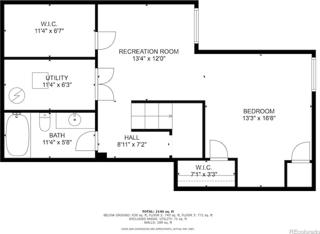2430 S Halifax Way, Aurora, CO 80013 - view of property floor plan