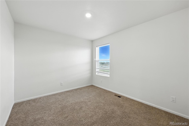 9723 Borderpine Way, Colorado Springs, CO 80925 - carpeted spare room with baseboards and recessed lighting