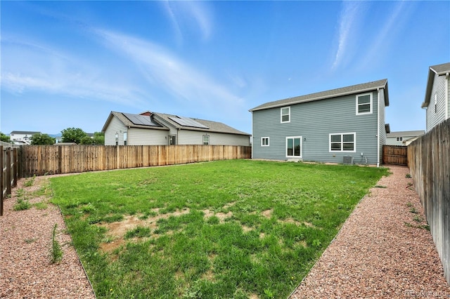 9723 Borderpine Way, Colorado Springs, CO 80925 - back of house featuring a fenced backyard