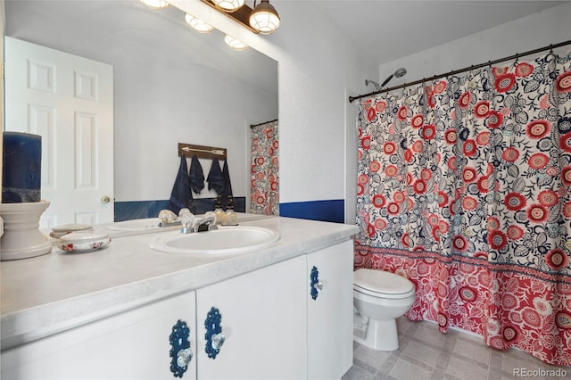 7977 Emerson Ave, Frederick, CO 80530 - bathroom with vanity and a shower with curtain