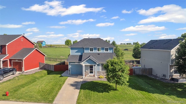 7977 Emerson Ave, Frederick, CO 80530 - traditional-style house featuring concrete driveway and stone siding