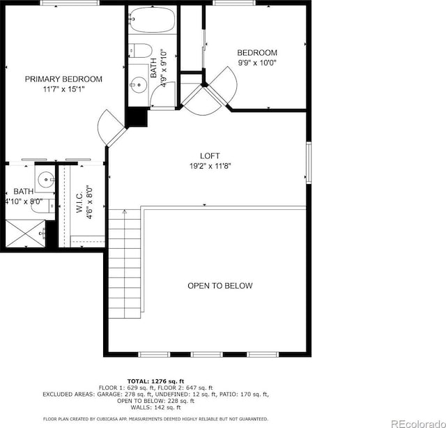 7977 Emerson Ave, Frederick, CO 80530 - view of property floor plan