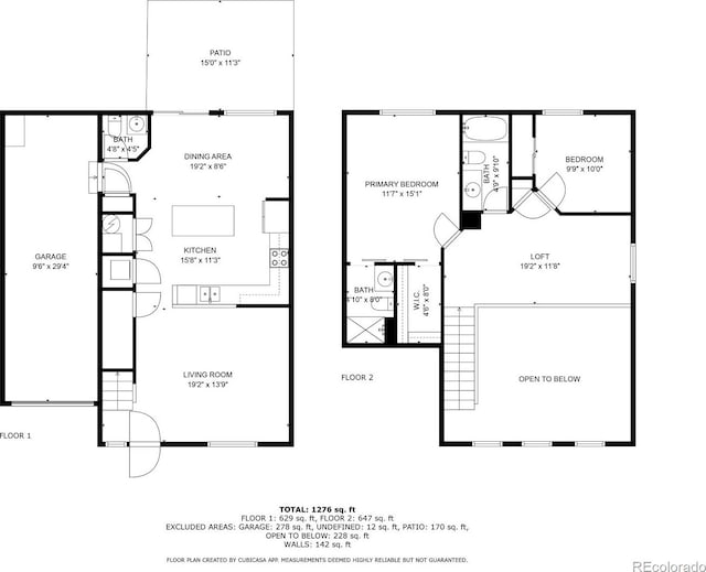 7977 Emerson Ave, Frederick, CO 80530 - view of property floor plan