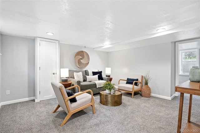 3321 Stuart St, Denver, CO 80212 - living area with baseboards and carpet flooring