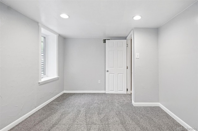 3321 Stuart St, Denver, CO 80212 - unfurnished room with carpet, baseboards, and recessed lighting