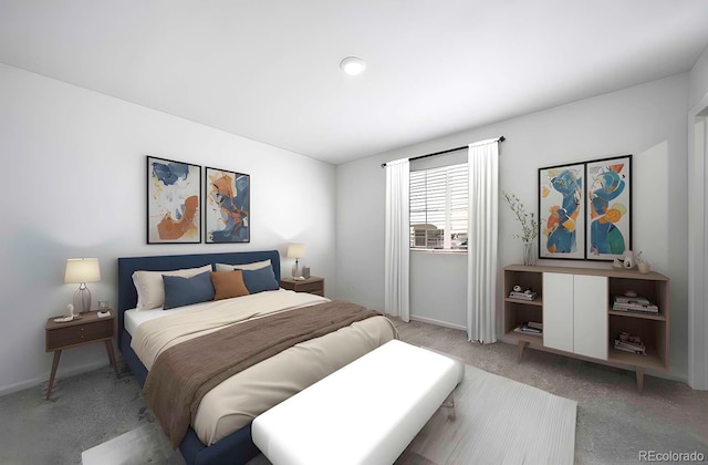 3869 N Shawnee St, Aurora, CO 80019 - bedroom with carpet floors and baseboards