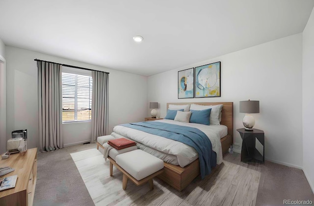 3869 N Shawnee St, Aurora, CO 80019 - bedroom with baseboards