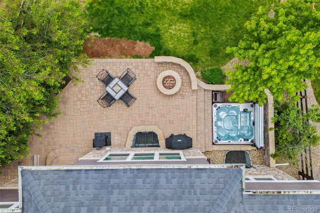 24682 E Ontario Dr, Aurora, CO 80016 - aerial view of property and surrounding area