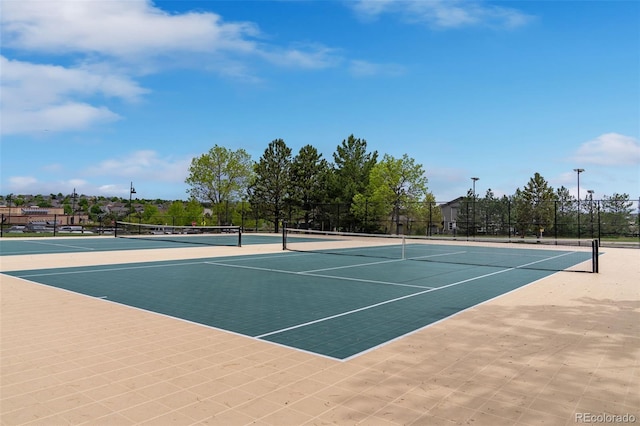 24682 E Ontario Dr, Aurora, CO 80016 - view of tennis court featuring community basketball court