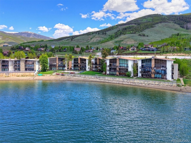 612 Tenderfoot St Unit 36, Dillon, CO 80435 - water view featuring a mountainous background