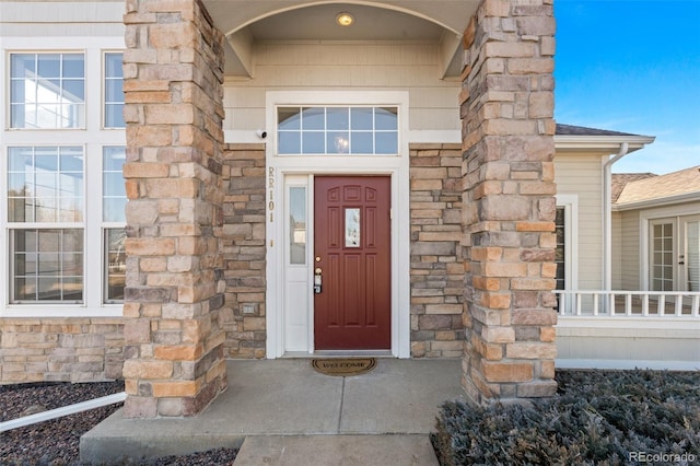 view of entrance to property