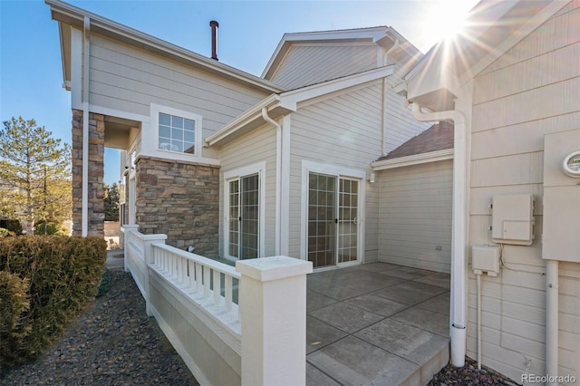 exterior space featuring a patio area