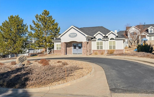 view of front of home featuring french doors