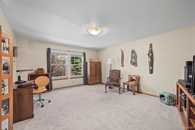 9869 Julian Way # B, Westminster, CO 80031 - home office featuring carpet floors and a textured ceiling