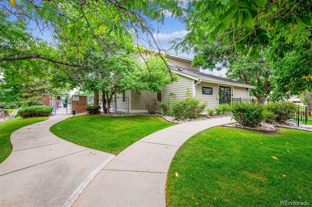 9869 Julian Way # B, Westminster, CO 80031 - view of front facade featuring a gate