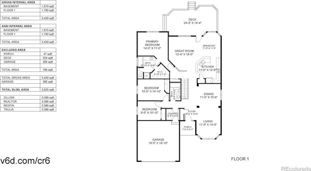 11560 River Run Cir, Commerce City, CO 80640 - home floor plan