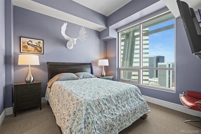2001 Lincoln St Unit 2420, Denver, CO 80202 - bedroom featuring carpet flooring and baseboards