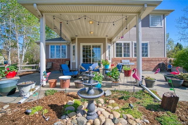 view of patio
