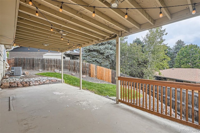 view of patio / terrace with cooling unit