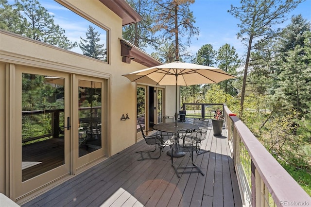 474 Silbrico Way, Castle Rock, CO 80108 - deck with outdoor dining area