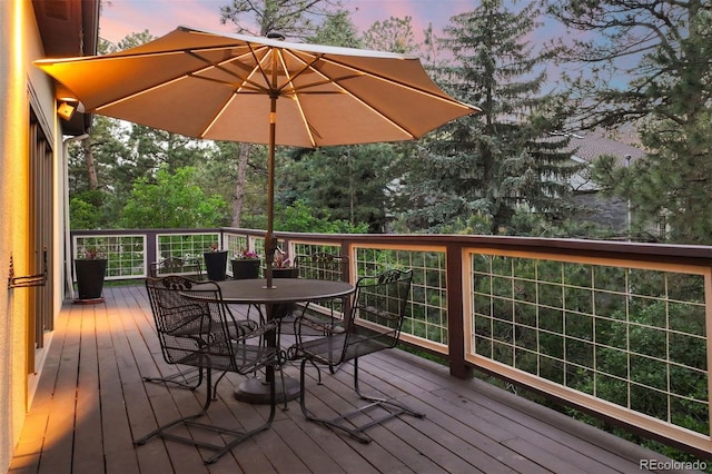 474 Silbrico Way, Castle Rock, CO 80108 - deck with outdoor dining area