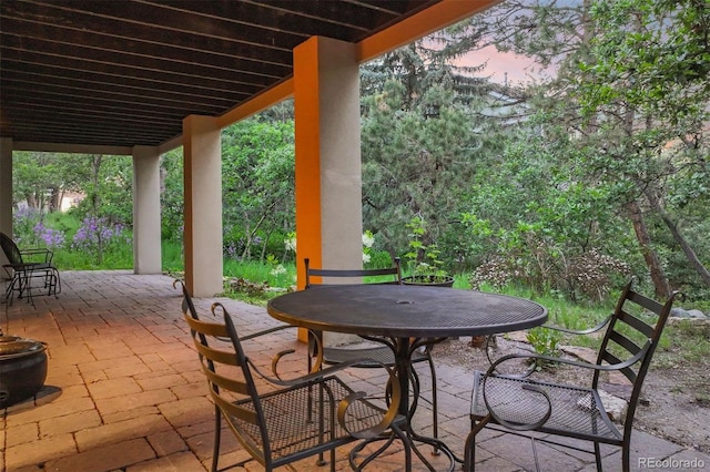 474 Silbrico Way, Castle Rock, CO 80108 - view of patio featuring outdoor dining space
