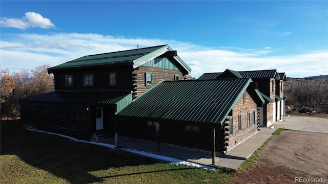 view of rear view of property