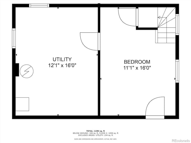 613 S Logan St, Denver, CO 80209 - view of home floor plan