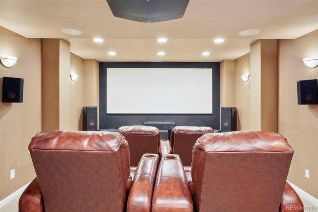 cinema with carpet floors