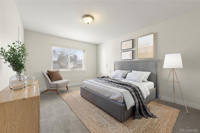 bedroom featuring carpet flooring