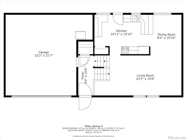 11399 Kendall St, Westminster, CO 80020 - view of property floor plan