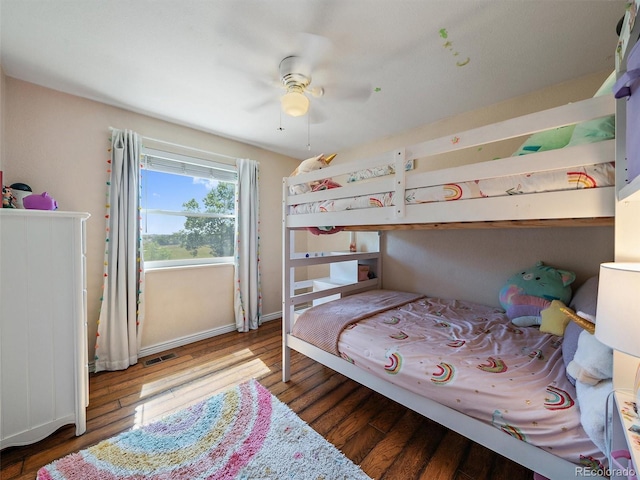 11399 Kendall St, Westminster, CO 80020 - bedroom with wood finished floors and ceiling fan