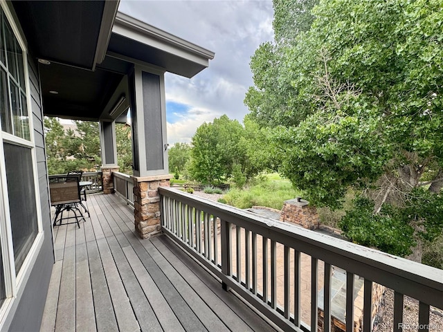 7003 S Irvington Ct, Aurora, CO 80016 - view of wooden porch