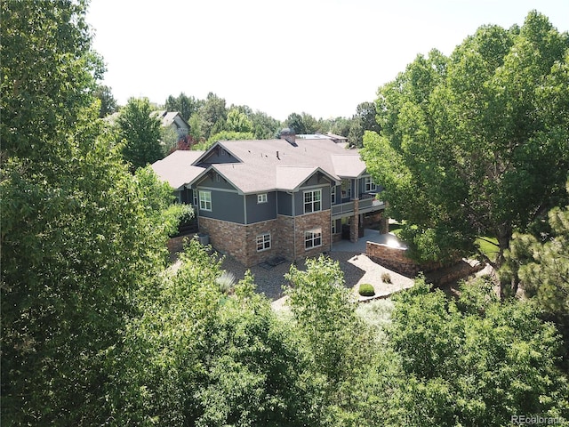 7003 S Irvington Ct, Aurora, CO 80016 - aerial view of property and surrounding area