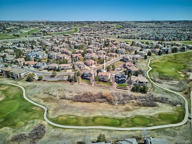 6971 S Netherland Way, Aurora, CO 80016 - birds eye view of property featuring a residential view and view of golf course