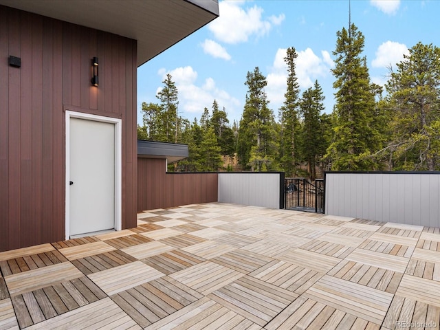 436 N Fuller Placer Rd, Breckenridge, CO 80424 - wooden terrace with a gate