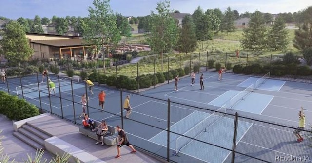 16488 W 92nd Pl, Arvada, CO 80007 - view of tennis court