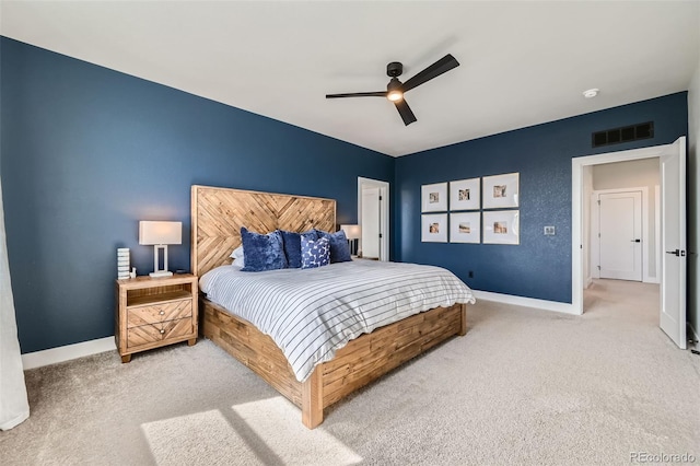 2840 E 102nd Pl, Thornton, CO 80229 - carpeted bedroom with baseboards and ceiling fan