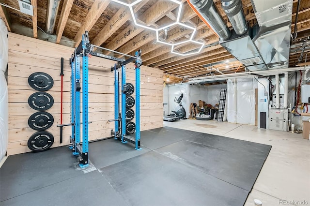 2840 E 102nd Pl, Thornton, CO 80229 - workout room with heating unit