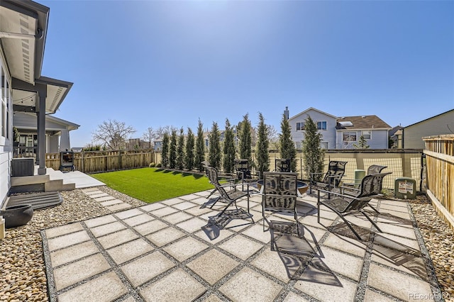 2840 E 102nd Pl, Thornton, CO 80229 - fenced backyard with a patio area