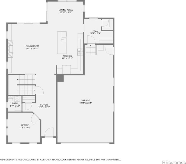 2840 E 102nd Pl, Thornton, CO 80229 - view of floor plan / room layout