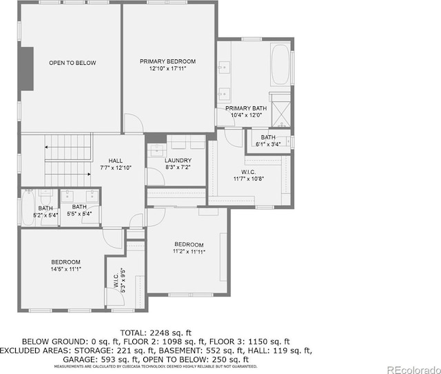 2840 E 102nd Pl, Thornton, CO 80229 - view of room layout