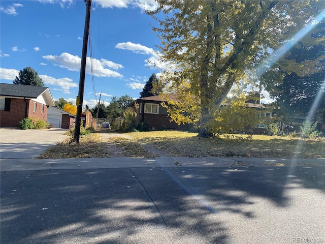 view of road