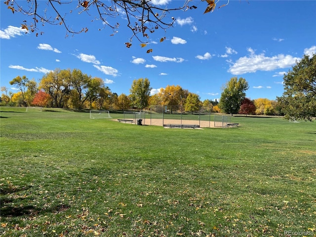 surrounding community with fence